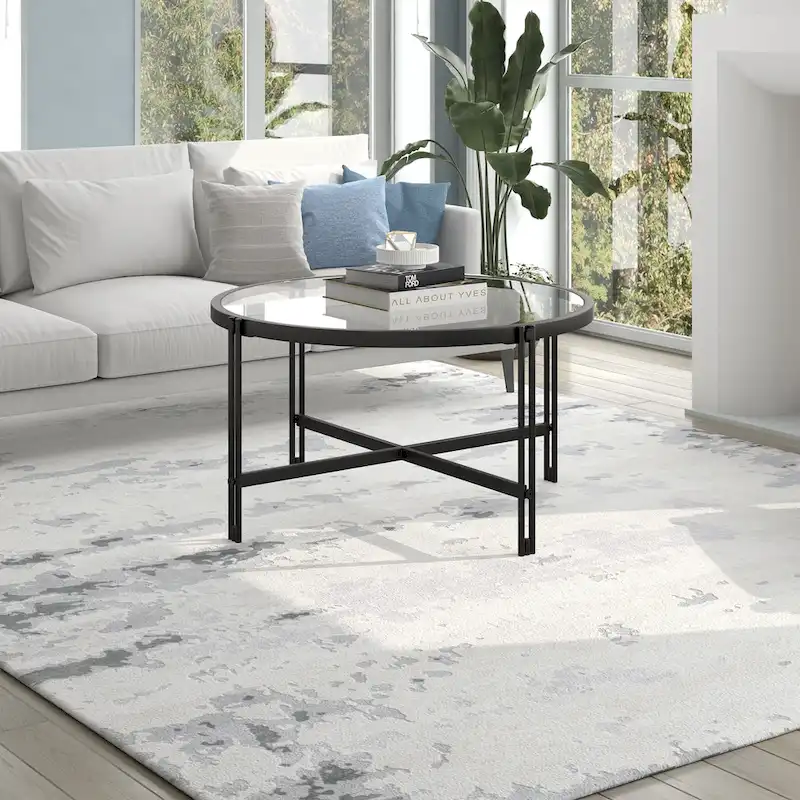 Inez 32   Wide Round Coffee Table