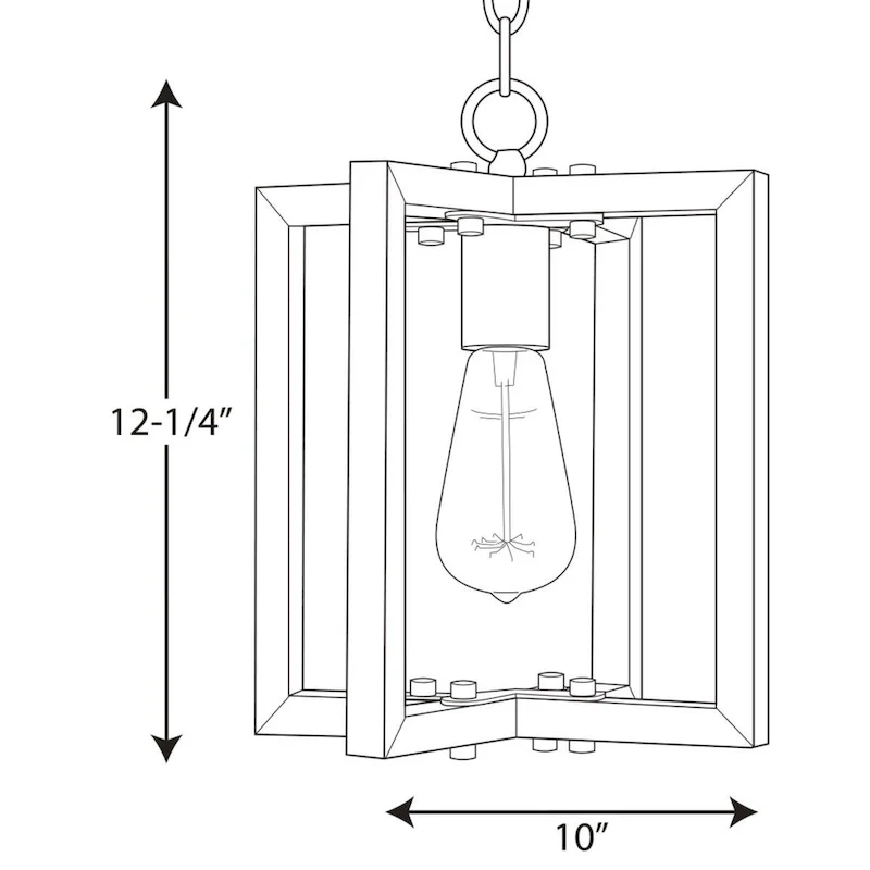 Progress Lighting P5317-141 Turnbury Metal Steel 1-light Mini Pendant - N/A