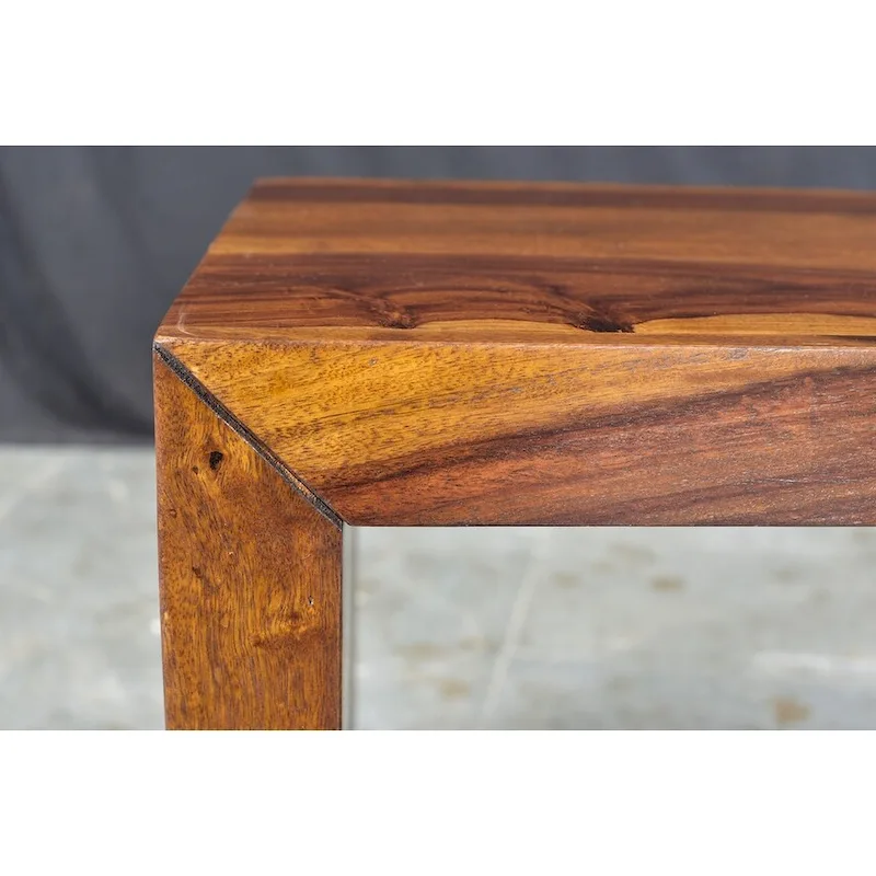 Timbergirl Handmade Solid Seesham Wood Bench (India)