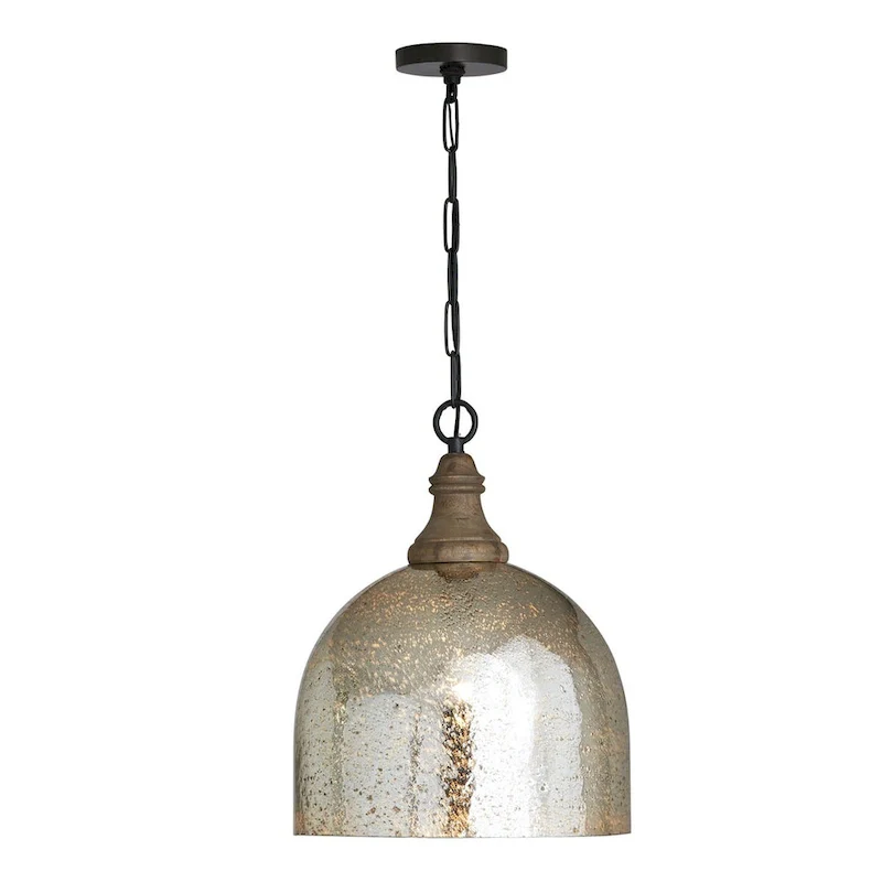 Inglewood 1-light Grey Wash/ Dark Pewter Hanging Pendant