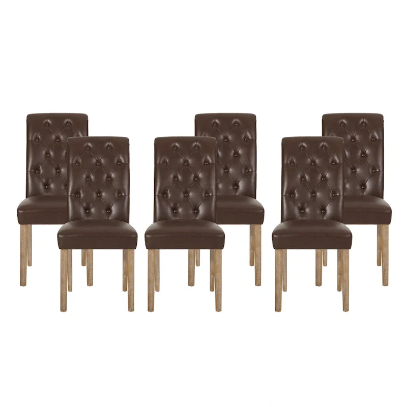 Aruda Upholstered Dining Chair (Set of 6) by Christopher Knight Home