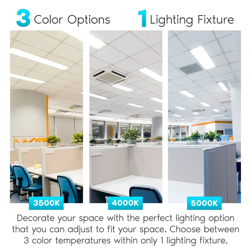 Luxrite 2FT T8 LED Tube Light, 8W=17W, 3 Color Option, Single and Double End Powered, 960 Lumens, UL, DLC (4 Pack) - 4