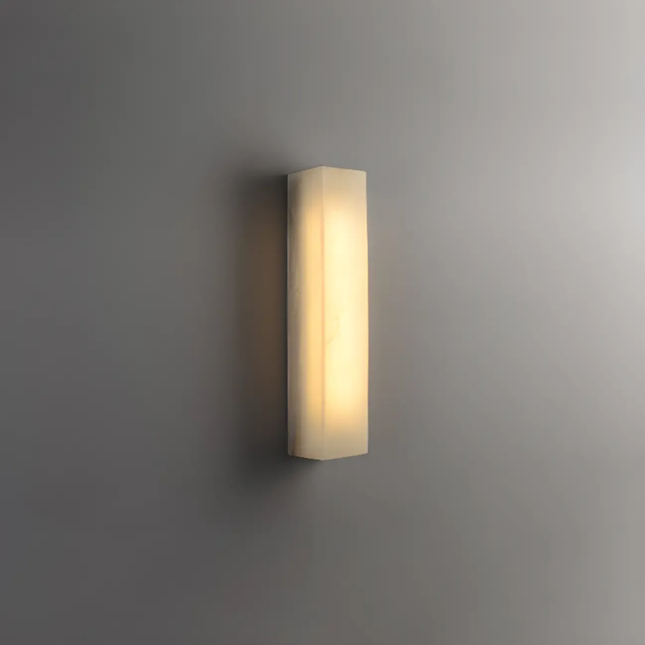 Rectangular Warm Glow Resin Kitchen Island Pendant Light