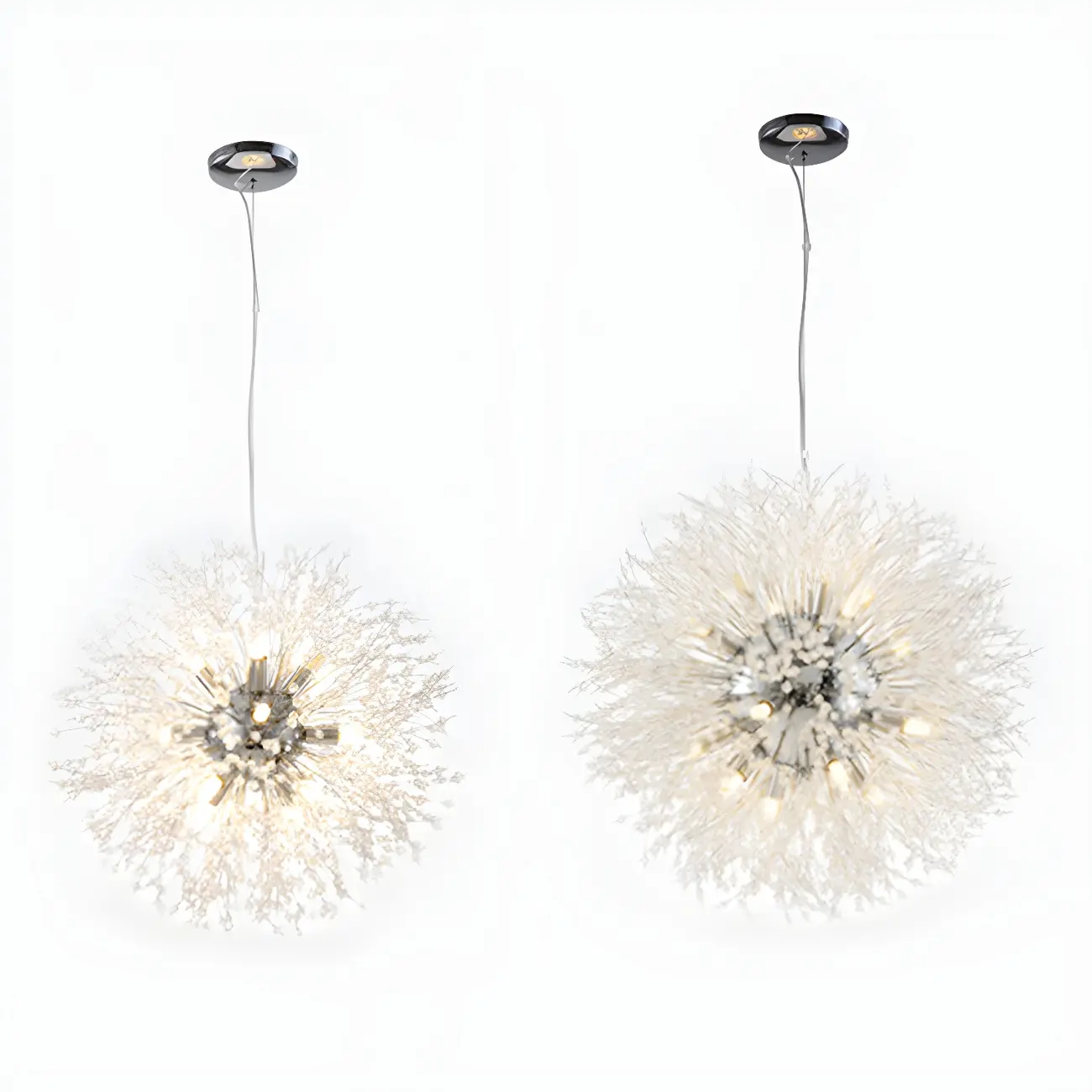 Adjustable Modern Gold Crystal Explosion Sputnik Chandelier