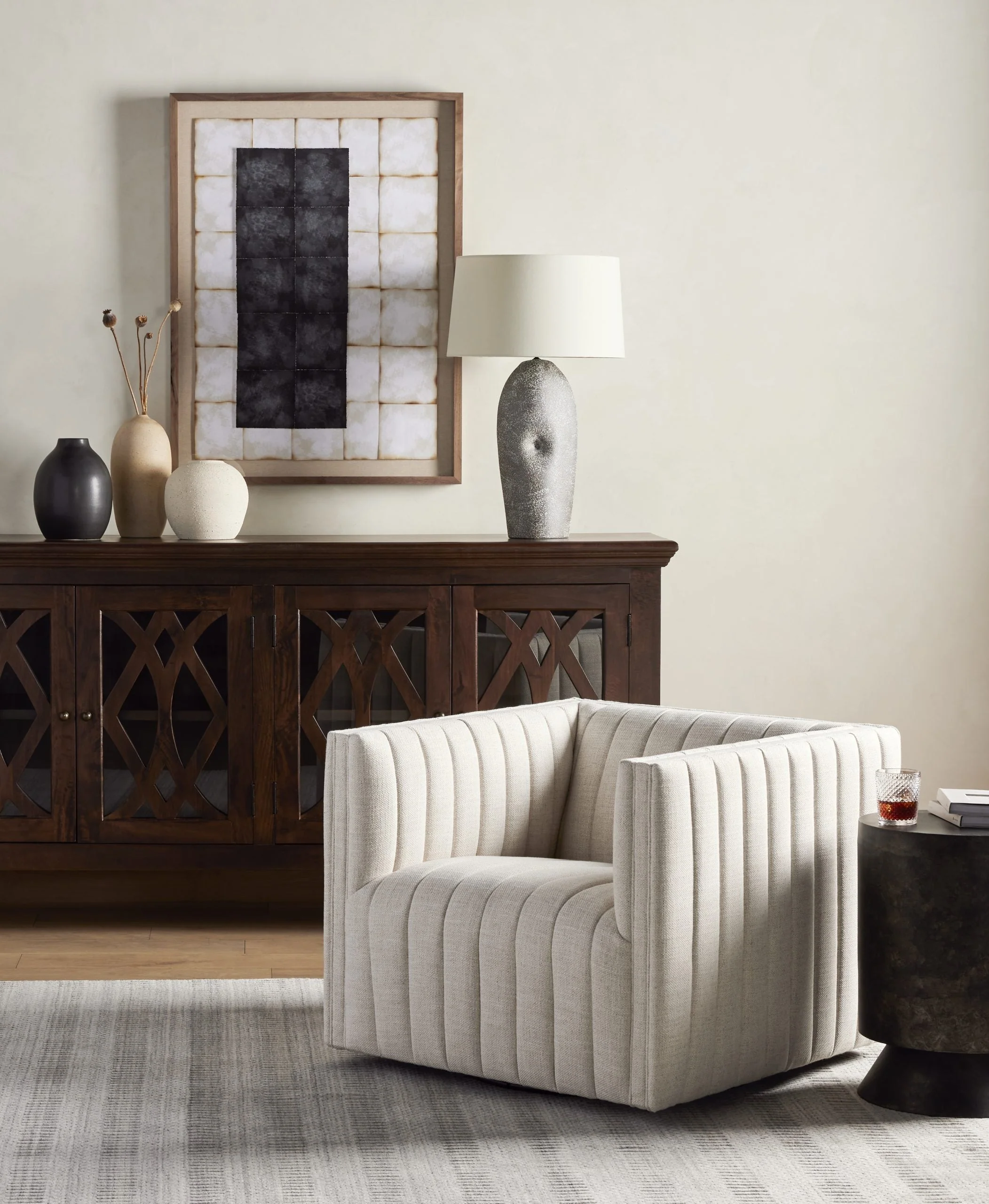 AUGUSTINE SWIVEL CHAIR