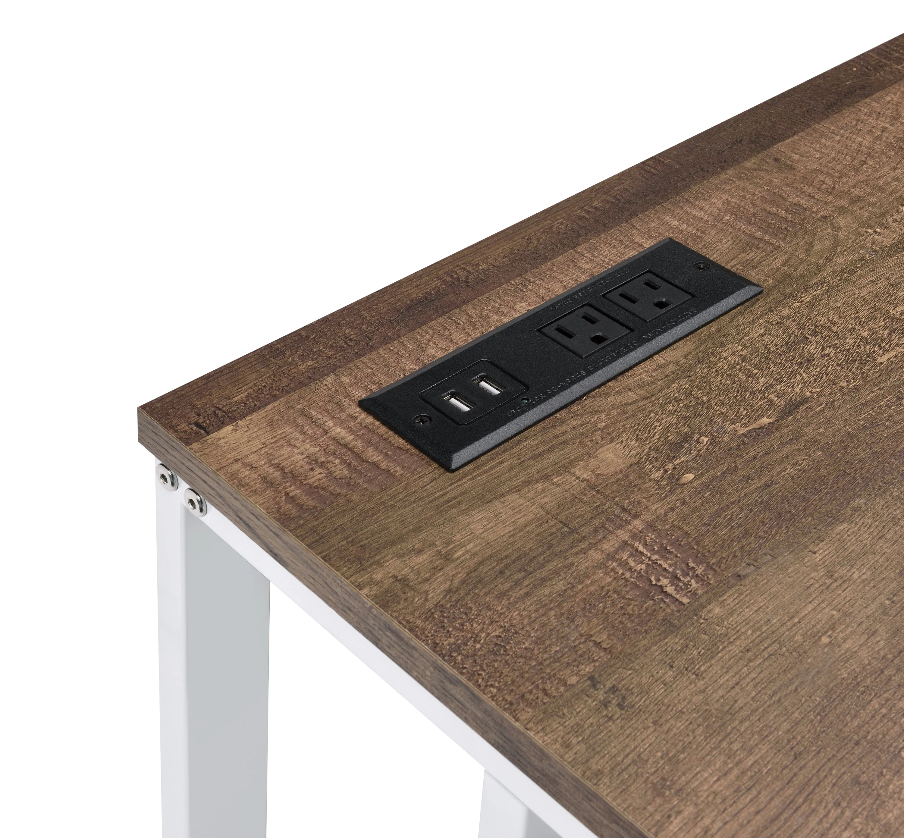 Walker Edison | Writing Desk with USB Port