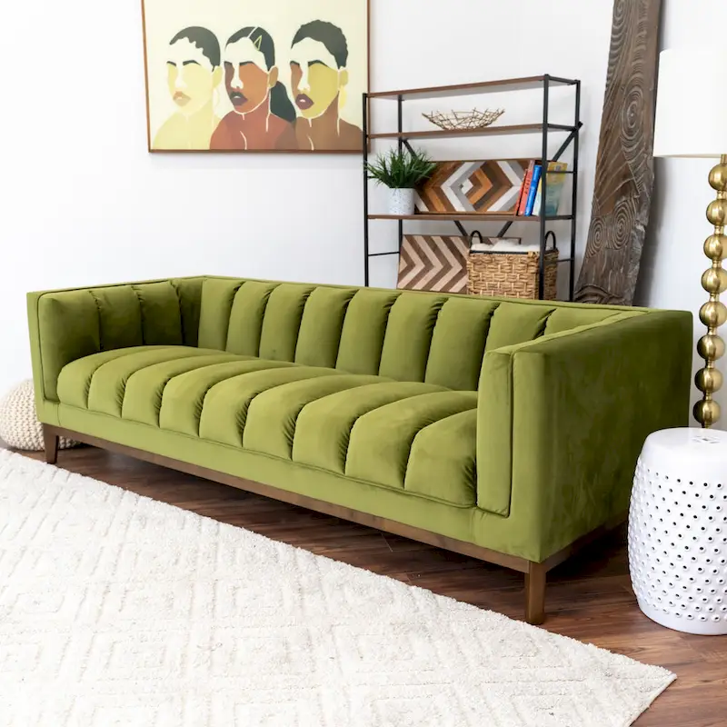 Jasmine Mid Century Modern Luxury Boucle Couch