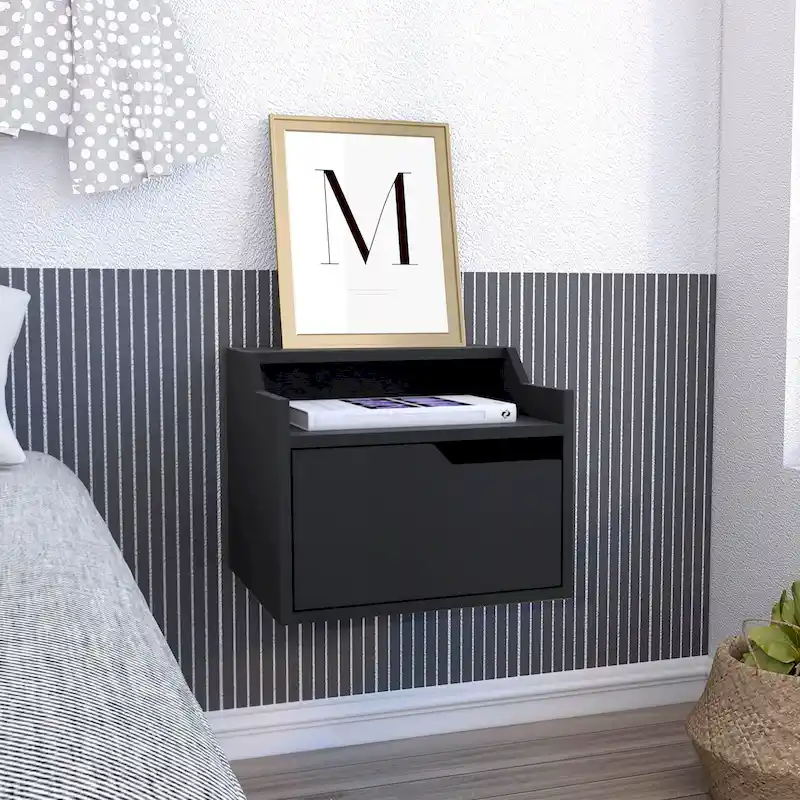 Busan 1-Drawer Modern Floating Nightstand