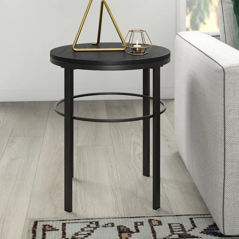 Gaia 20 Wide Round Side Table with MDF Top