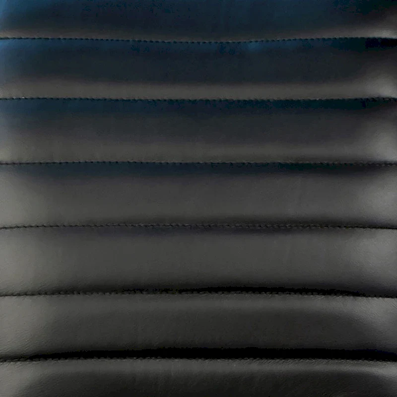 Greyson Genuine Full Grain Leather and Steel Modern Dining Arm Chair