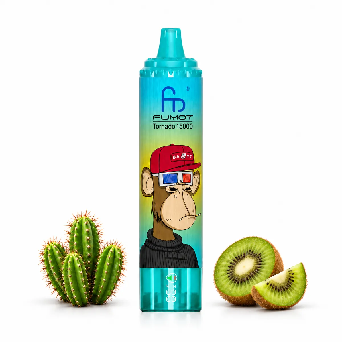 Fumot Tornado 15000 Cactus Kiwi – Einweg-Vape, Produktansicht