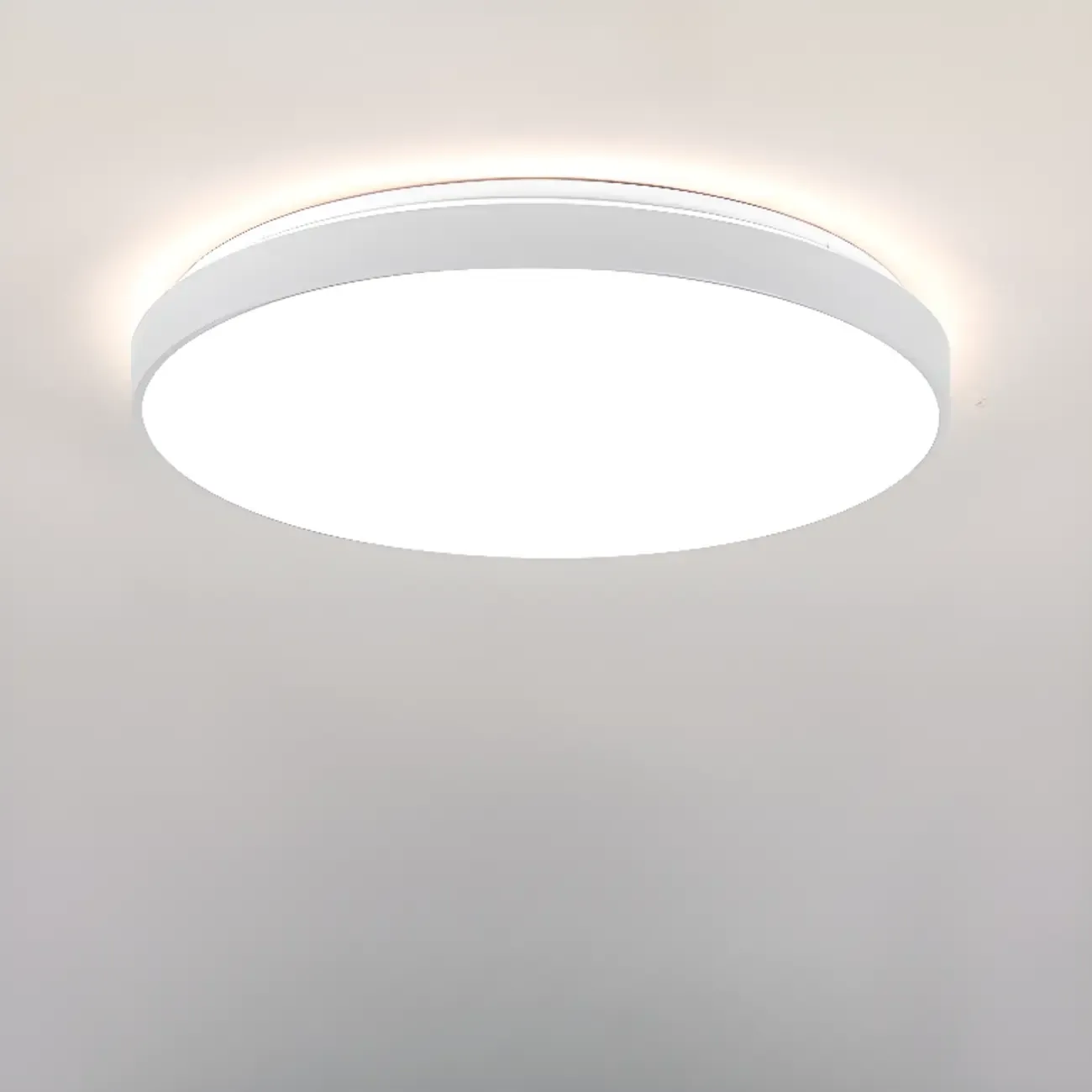 Stylish Circular Acrylic Flush Ceiling Light in Multi Dimming
