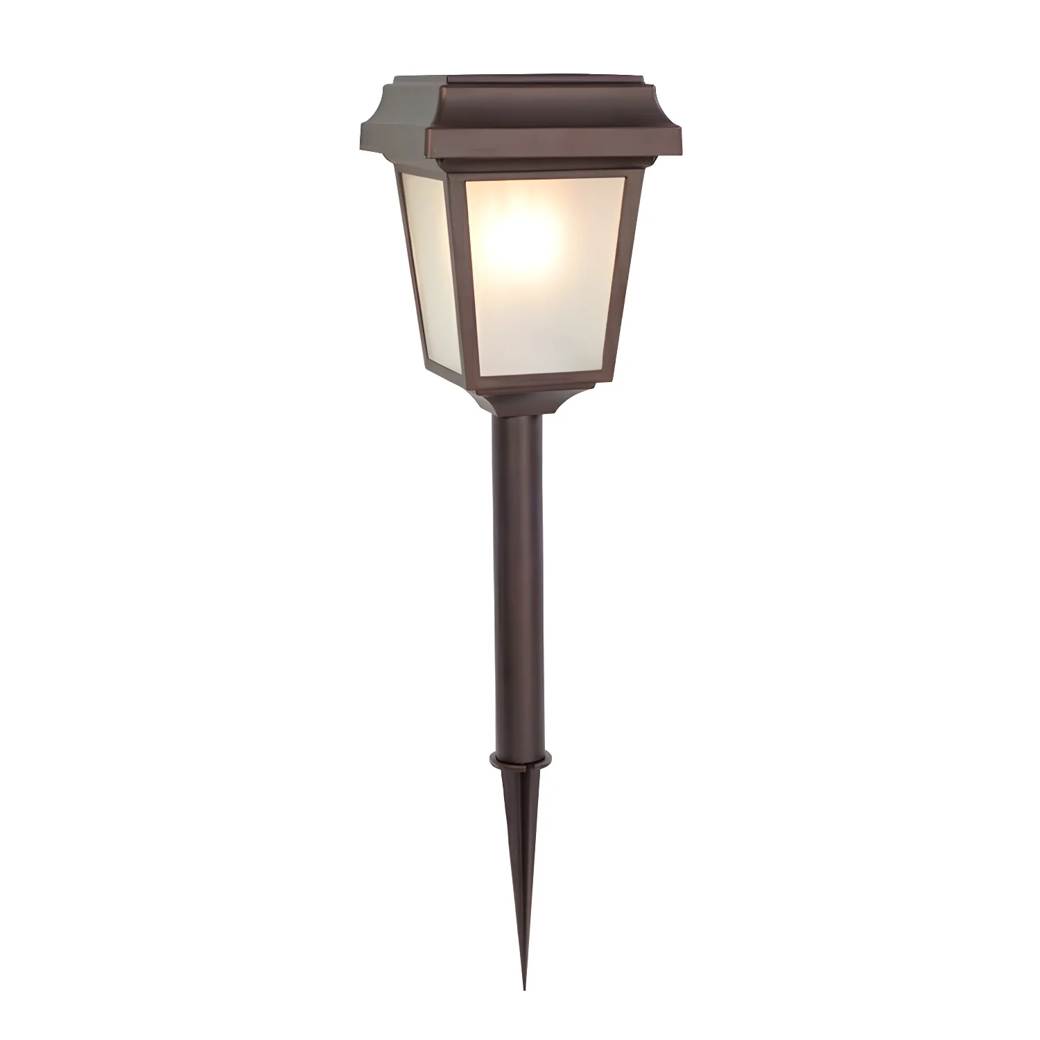 Trapezoidal Stake Metal Solar Landscape Lighting