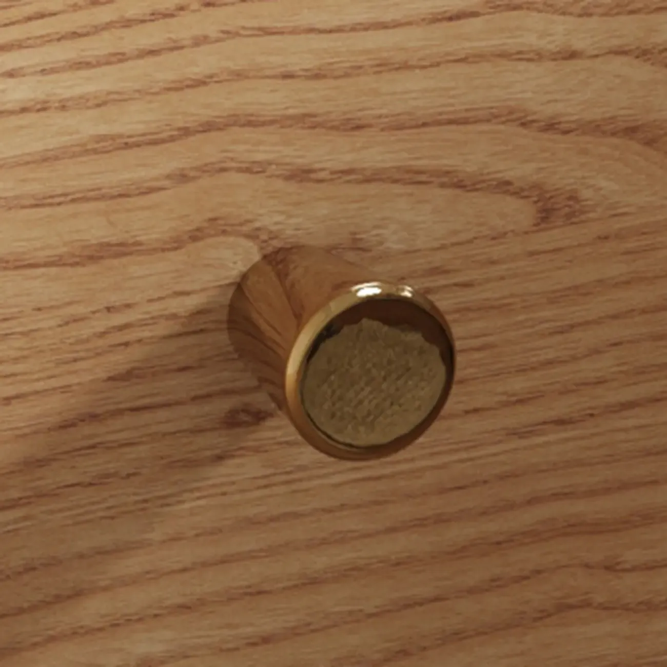 Scandinavian Brown Ash Wood 2-Drawer Nightstand