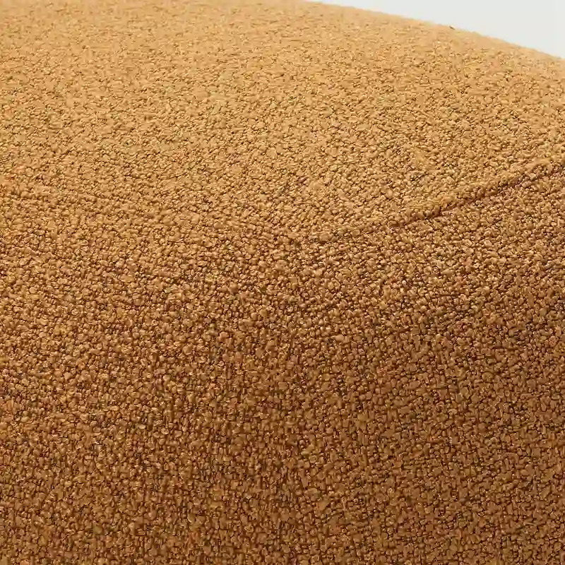 KINWELL 23 Wide Boucle Upholstered Footstool Ottoman Sofa Chair Footrest