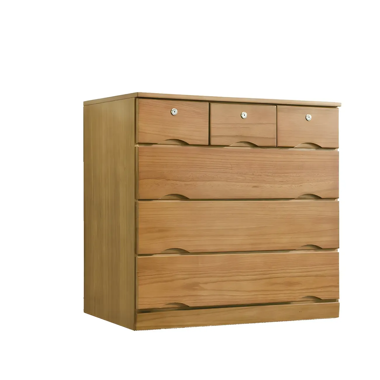 Stylish White Wooden Dressers with Soft Close Drawers