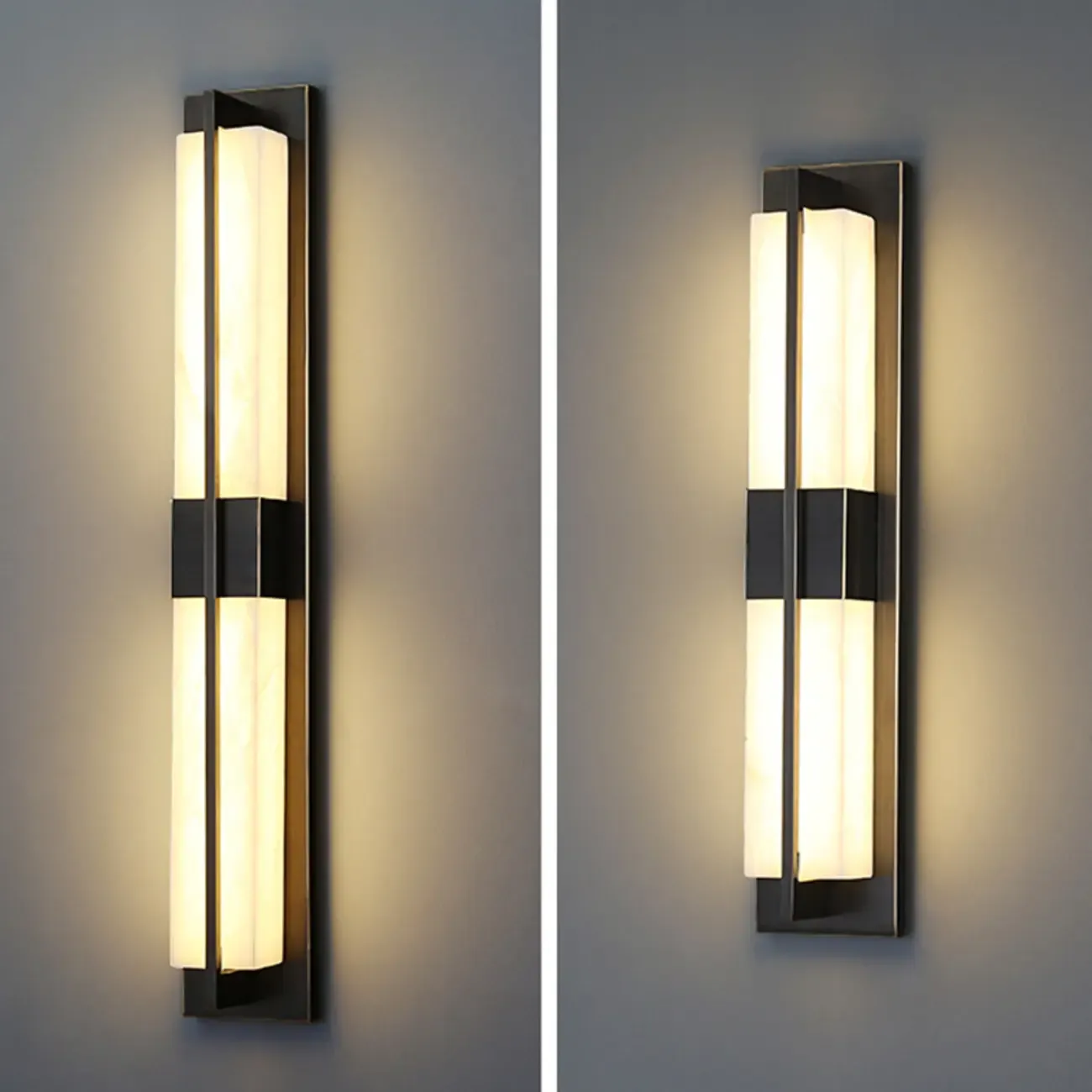 Modern Art Alloy Rectangular Wall light