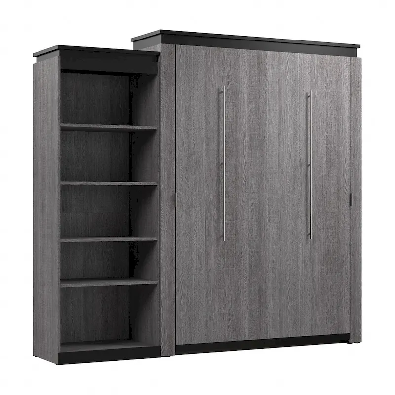 Orion Queen Murphy Bed with Shelves (97W) by Bestar