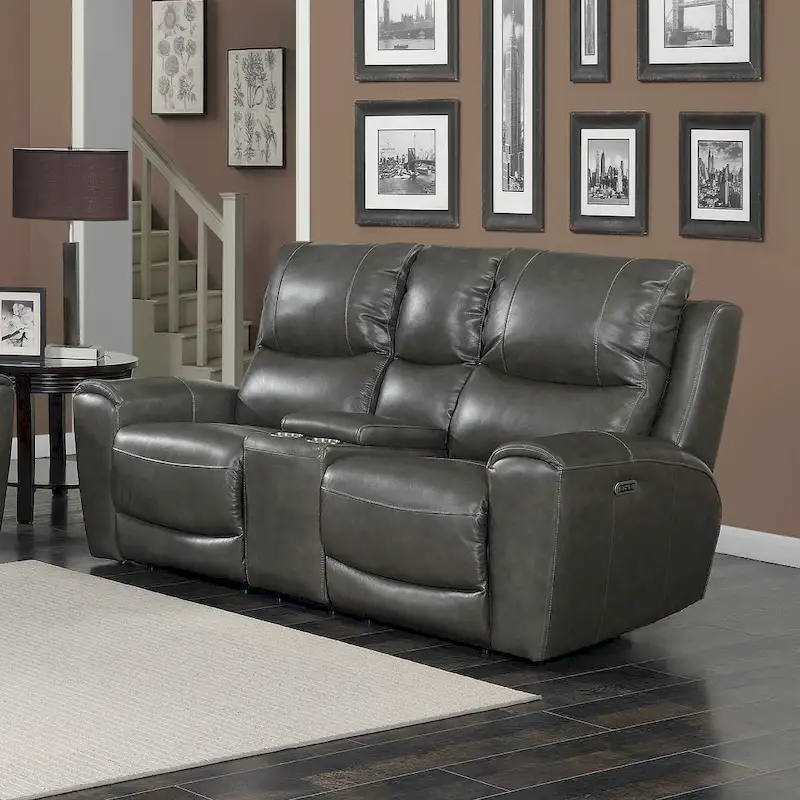 Steve Silver Fyti Top Grain Leather Power Reclining 3-piece Set