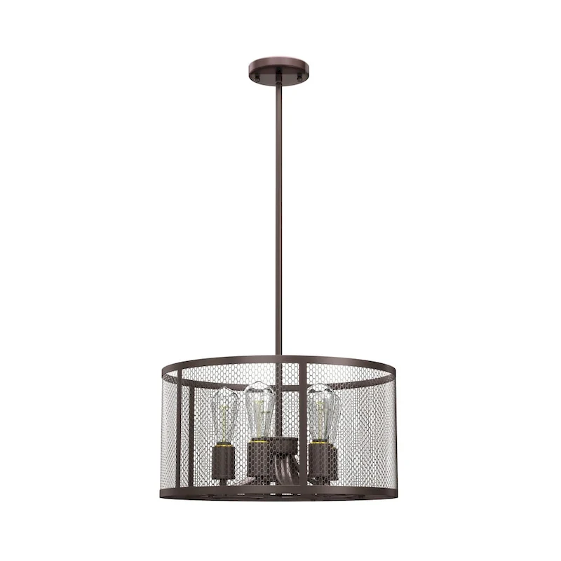 Carbon Loft Walker Industrial 5-light Oil Rubbed Bronze Pendant