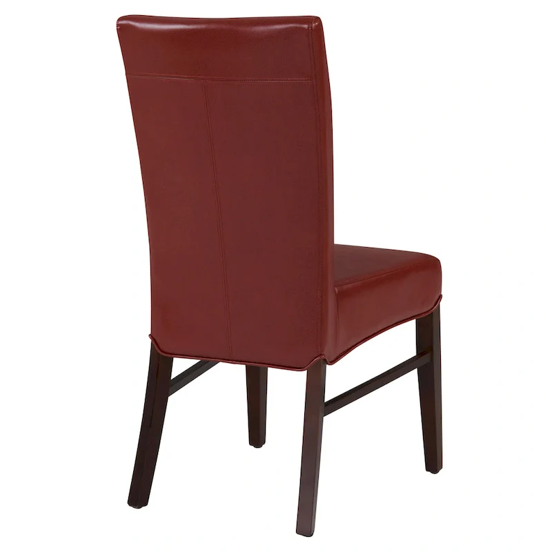 Milton Bonded Leather Dining Chairs (Set of 2) - na