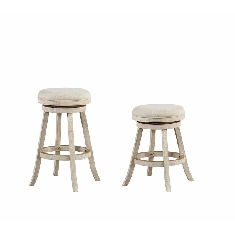 Fenton Swivel Backless Stool