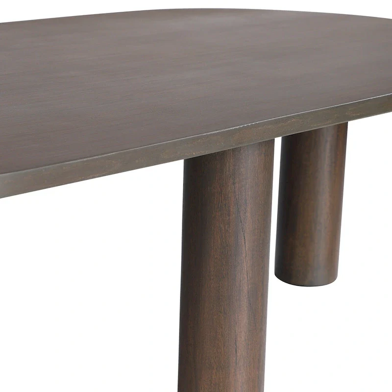 Kali Oval Mango Wood Coffee Table by East at Main
