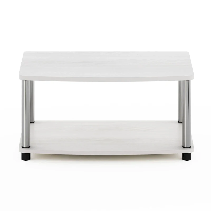 Furinno Turn-N-Tube No Tools 2-Tier Elevated TV Stands