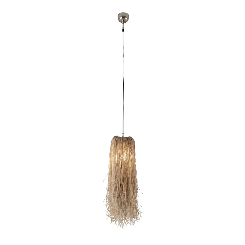Bali Boho Jute Hanging Pendant Light