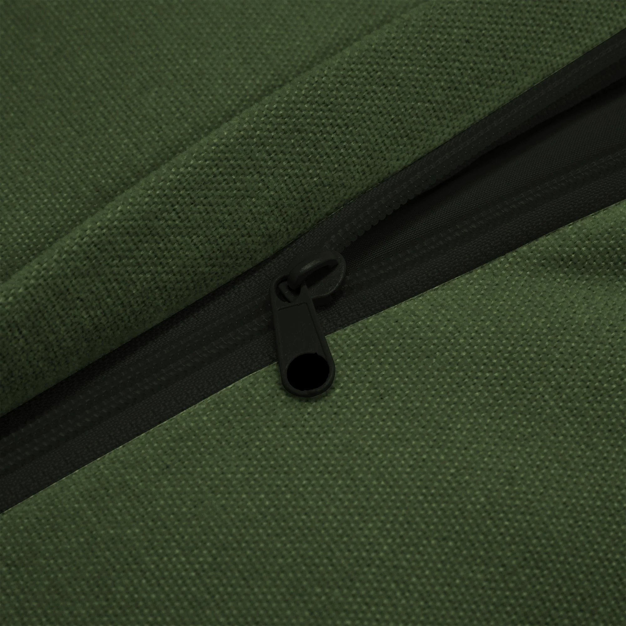 Walker Edison | Cloud Slipcovered Loveseat Sectional with Ottoman