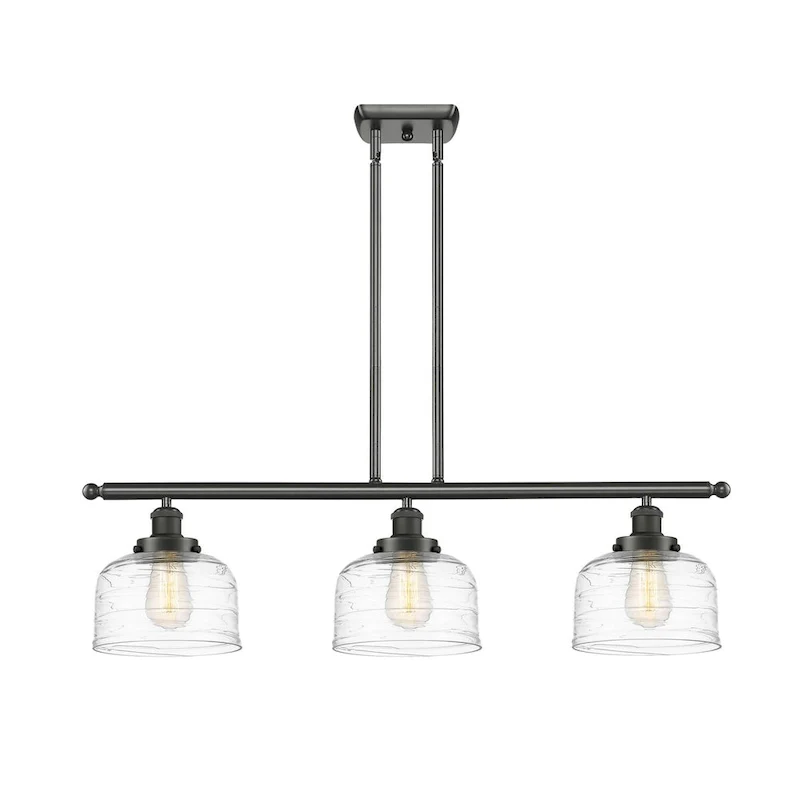 Innovations Lighting Bell - 3 Light 36  Island Light - 8  Shade