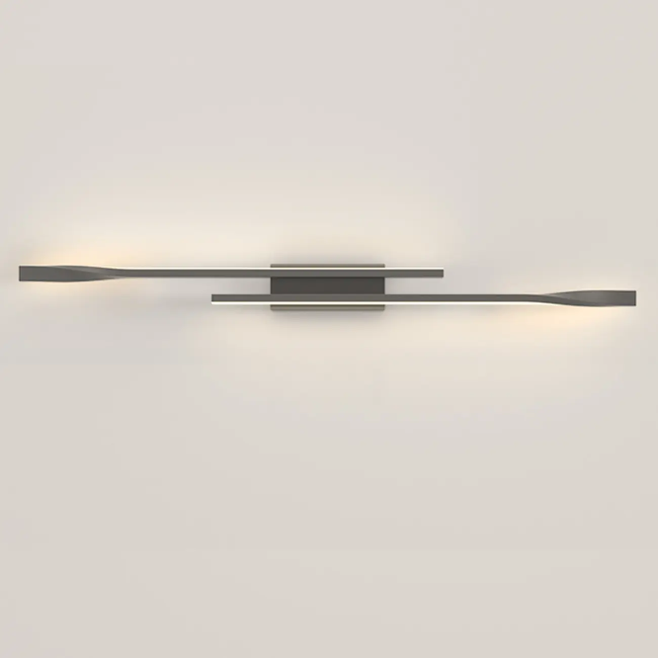 Modern Linear Wall Sconce with Silica Gel Shade