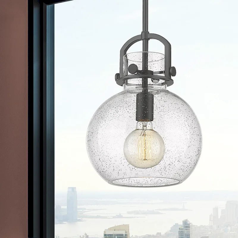 Innovations Lighting Newton Sphere - 1 Light 10  Stem Hung Pendant