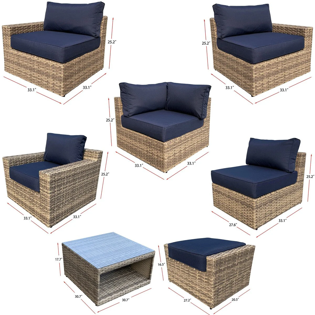 Ventura 12-Piece Deep Seating Set