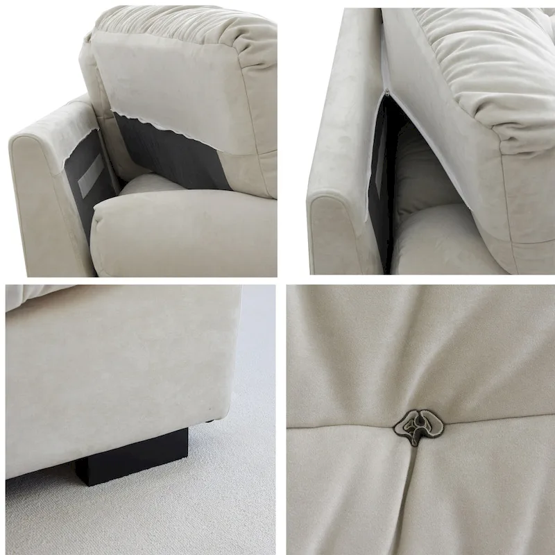 89 Tufted Sofa Cloud Shaped Couch