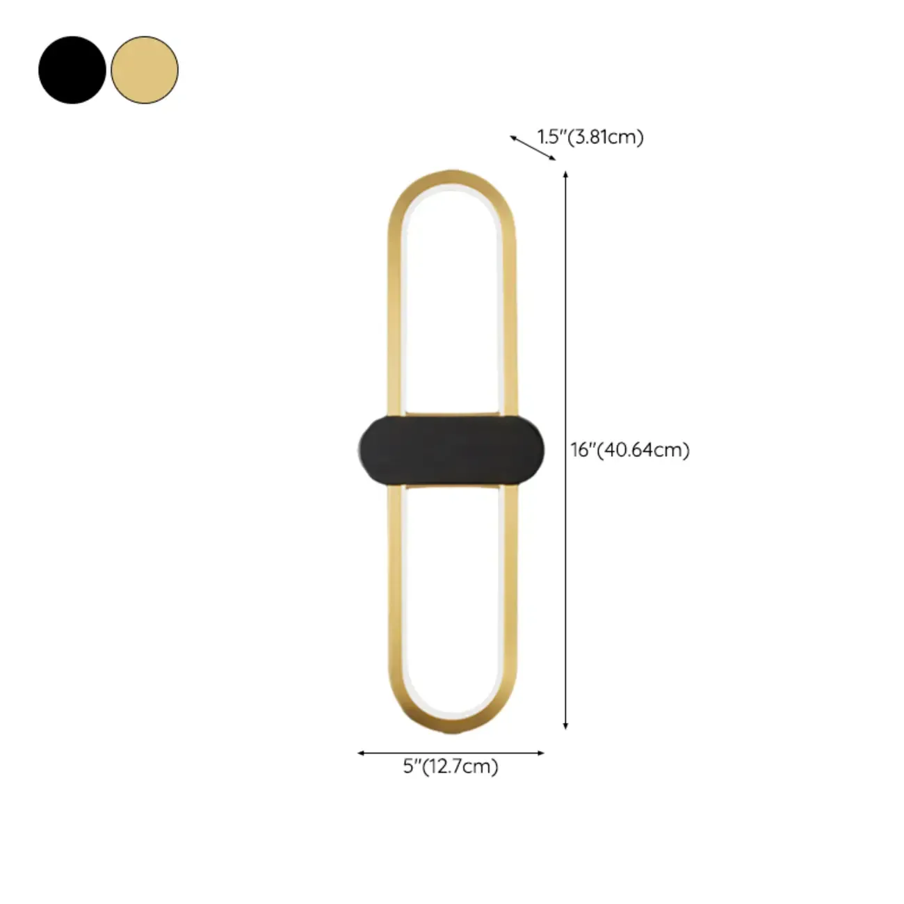 Modern Oval Wall Vanity Light with Silica Gel Shade