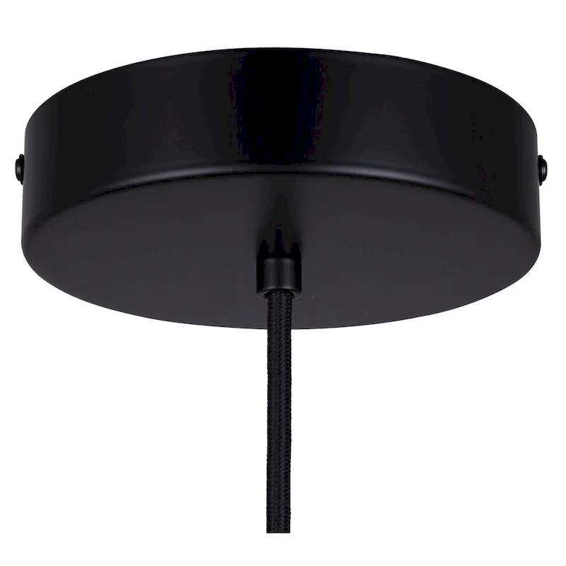 DAYLON 1 Light Pendant, Black Finish