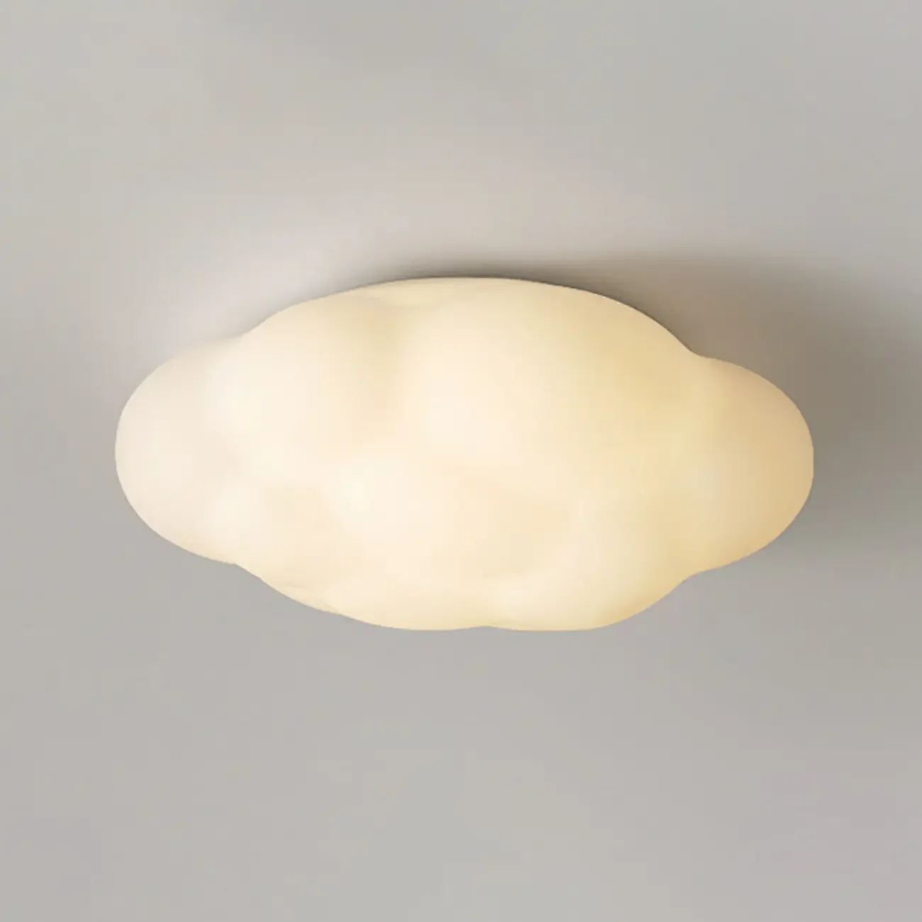Modern Cloud Shape LED Flush Ceiling Light 3-Gear Dimming
