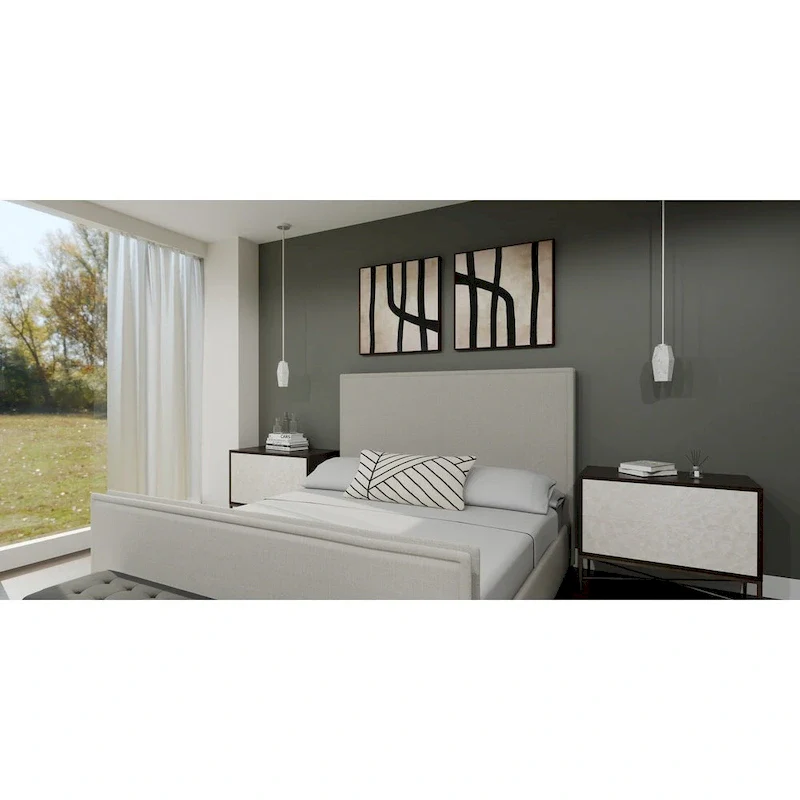 Fogel 1-Light Brushed Nickel Mini Pendant