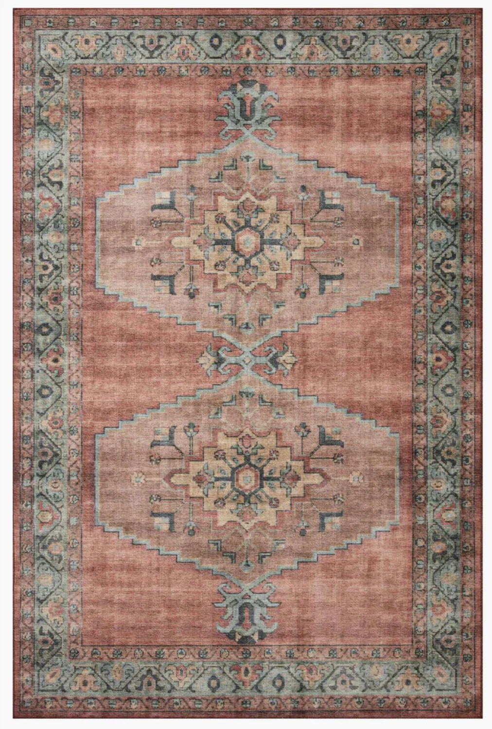 Heidi Spice/Aqua Rug