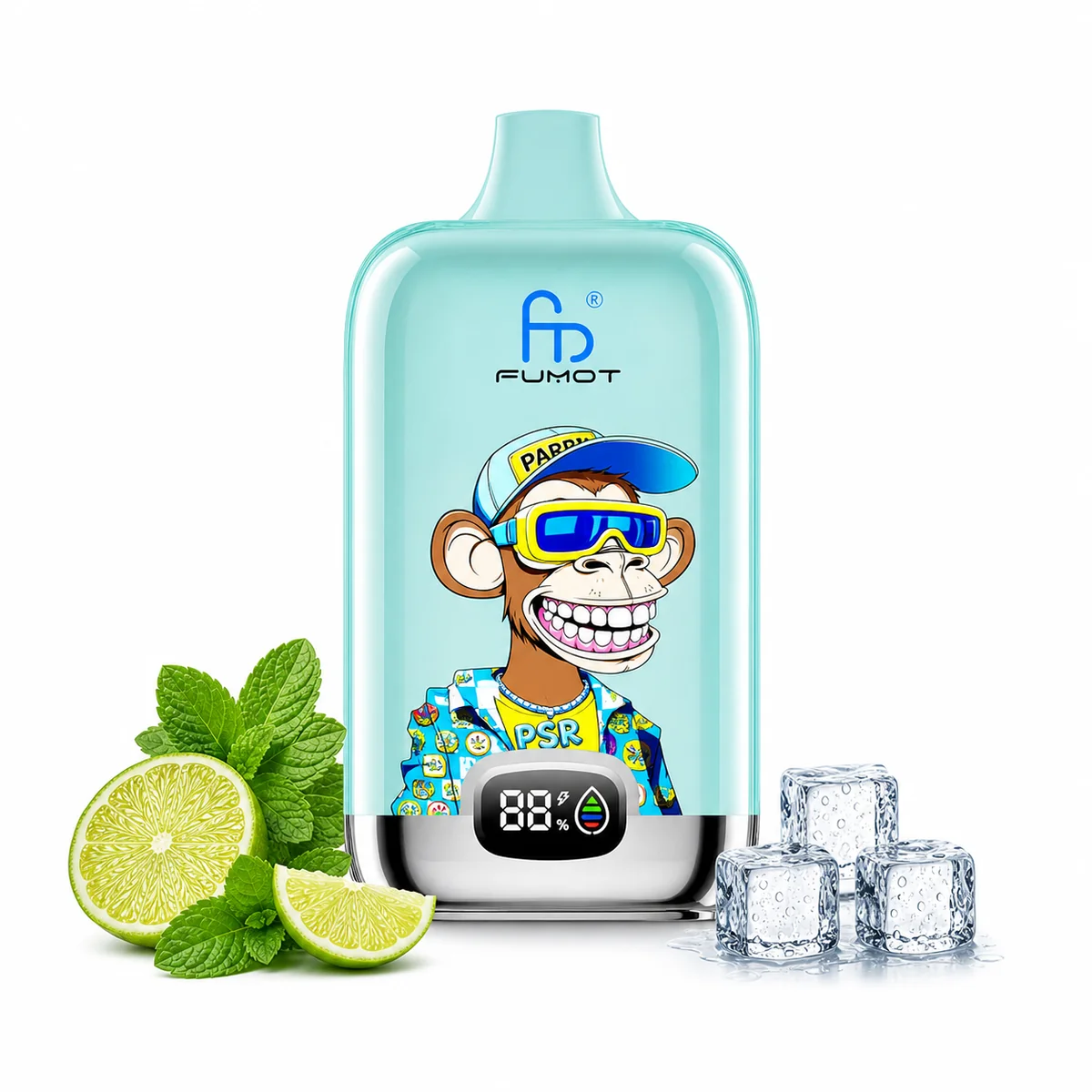 Fumot Digital Box 12000 Cuban Menthol Mojito – Einweg-Vape, Produktansicht