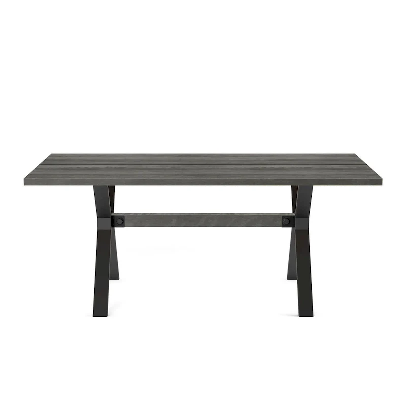 Amisco Leonie Wood Table and Snyder Chairs 7-Pieces Dining Set