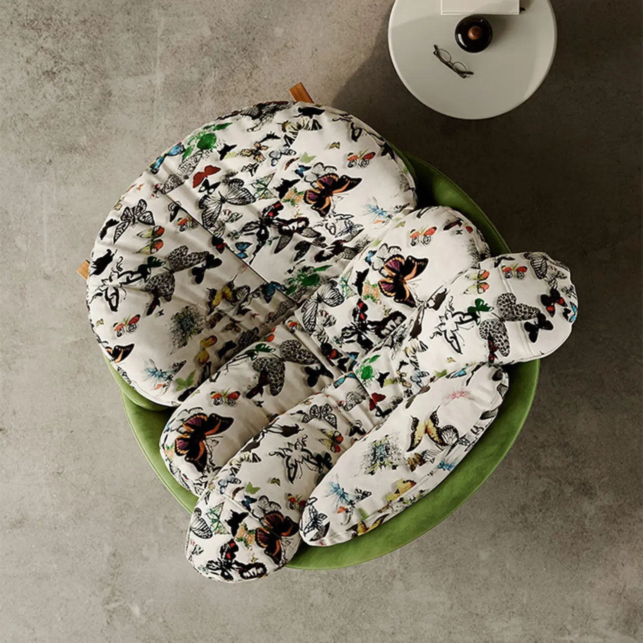 Modern Ergonomic Upholstered Rocking Chair Optional Ottoman