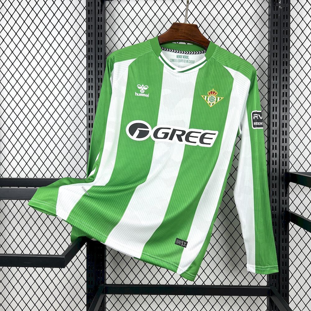 Maillot Bétis domicile manches longues 2025/26