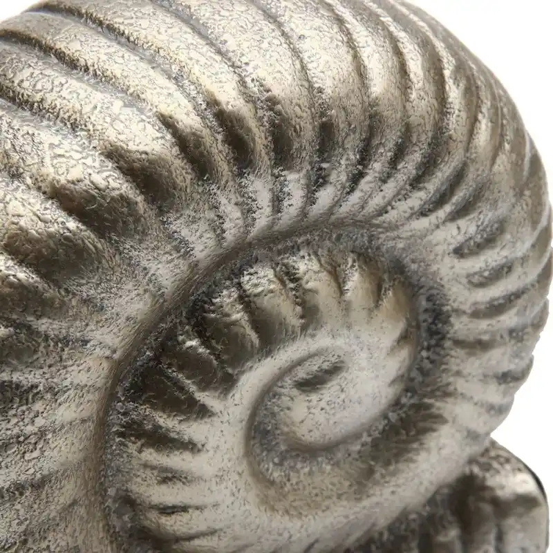 Nickel Snail Bookends