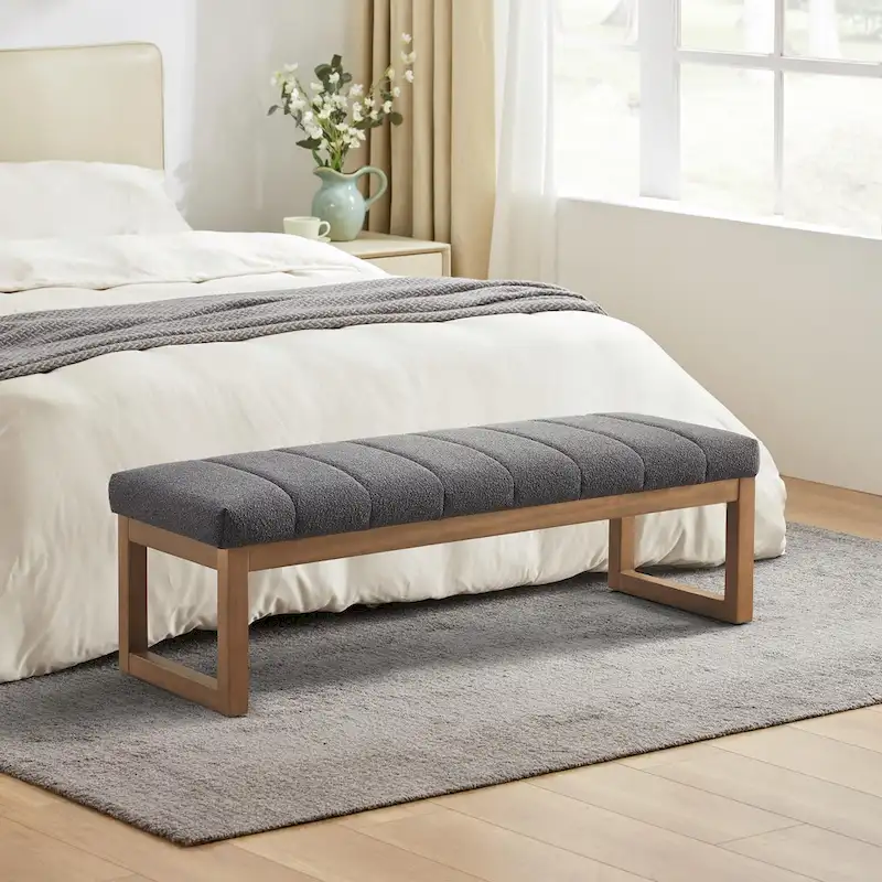 45 Entryway Upholstered Bench Shoe Rack Bench