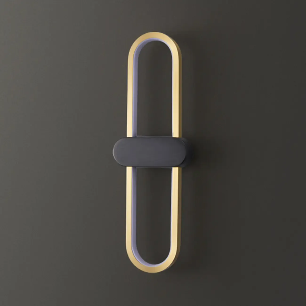 Modern Oval Wall Vanity Light with Silica Gel Shade