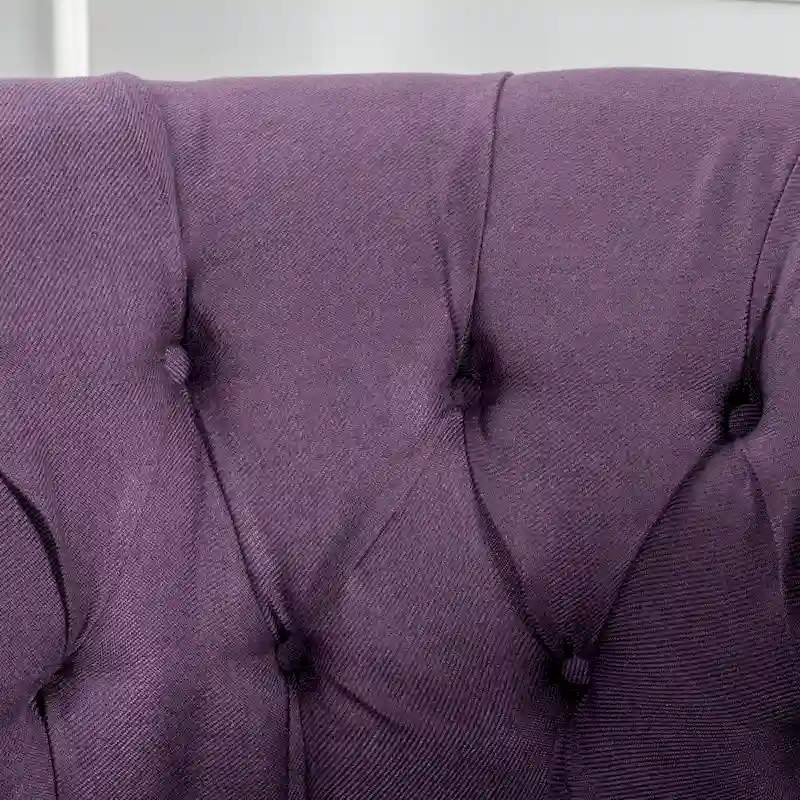 Akira Tufted Fabric Club Chair by Christopher Knight Home