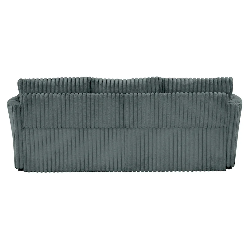 Modern Fabric Sleeper Sectional with USB and 2 pillows