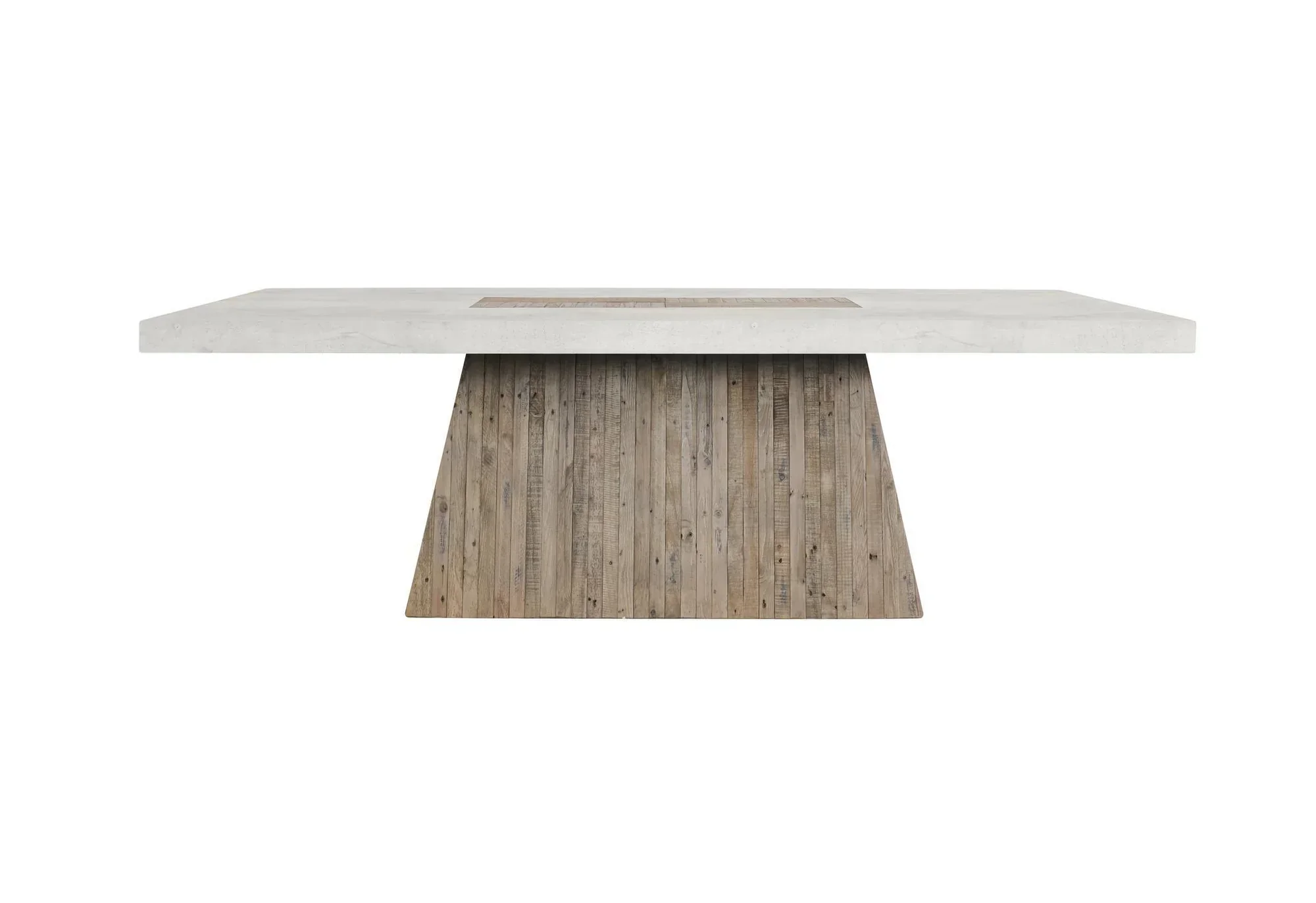 Grange Reclaimed Pine 94 Dining Table - Natural/Antique White
